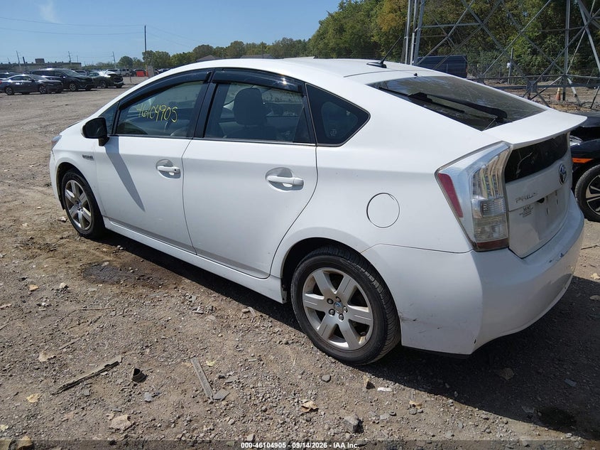Vin: jtdkn3du1b0277784, lot: 46604563, toyota prius two 20113