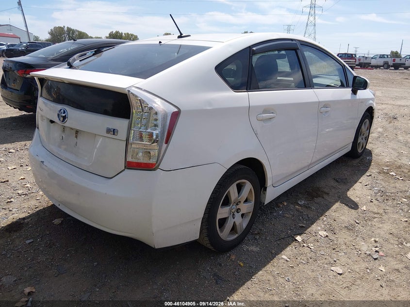 Vin: jtdkn3du1b0277784, lot: 46604563, toyota prius two 20114