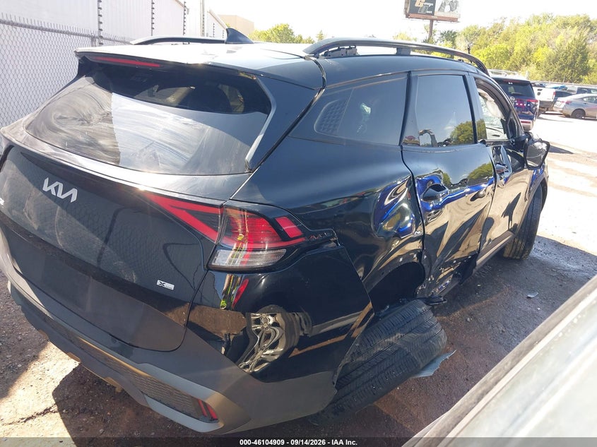 Vin: 5xyk6cdf9rg223149, lot: 46604567, kia sportage x-line 20244