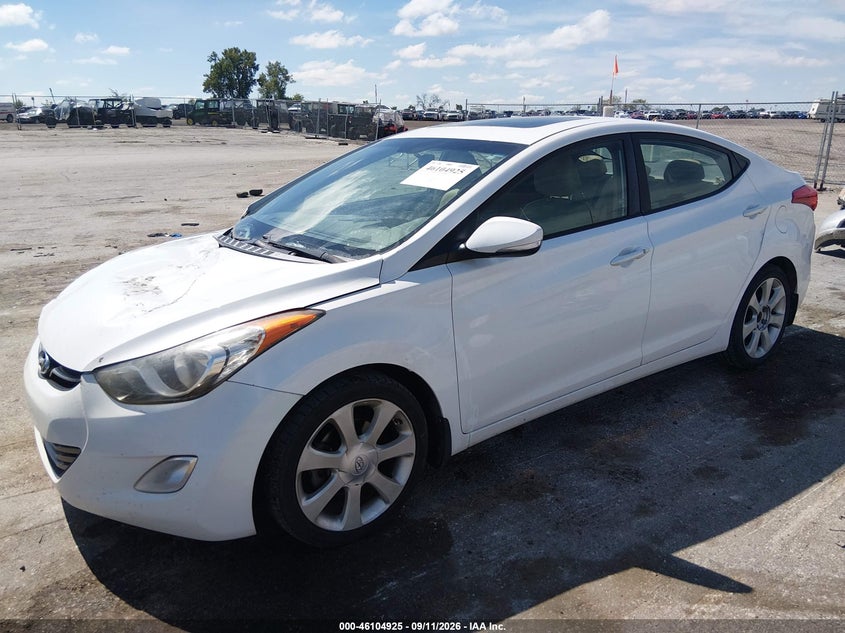 Vin: 5npdh4ae6dh170349, lot: 46604583, hyundai elantra limited 20132