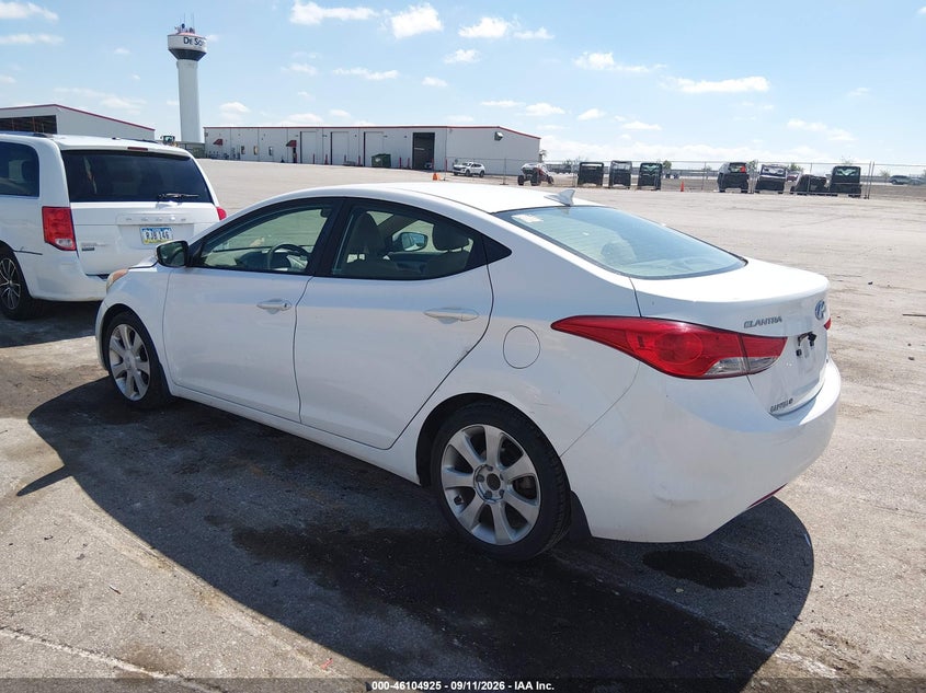 Vin: 5npdh4ae6dh170349, lot: 46604583, hyundai elantra limited 20133