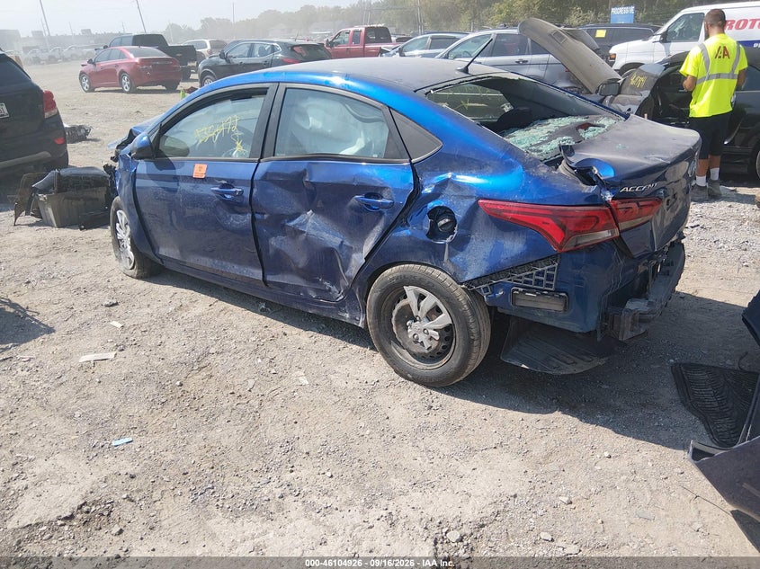 Vin: 3kpc24a67me138472, lot: 46604584, hyundai accent se/sel 20213