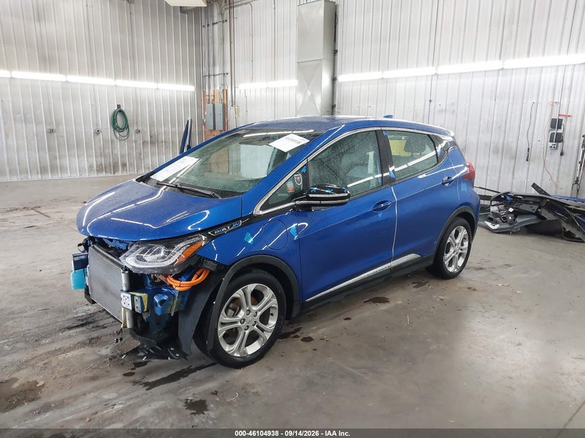 Vin: 1g1fy6s07l4146145, lot: 46604596, chevrolet bolt ev fwd lt 20202