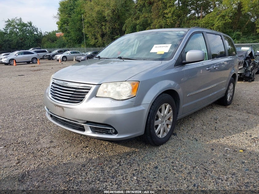 Vin: 2c4rc1bg6dr705816, lot: 46604604, chrysler town & country touring 20132
