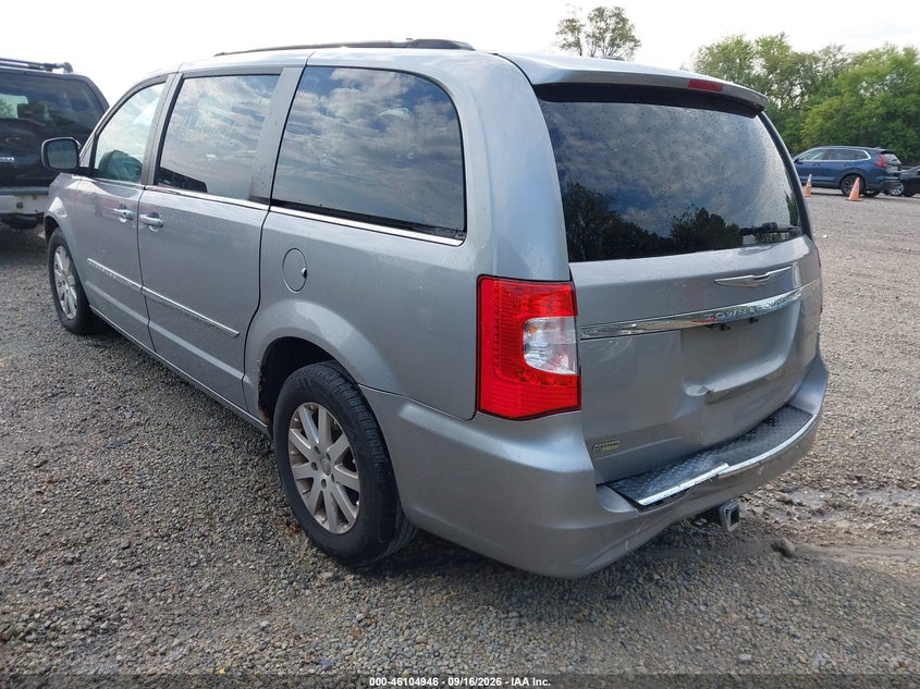 Vin: 2c4rc1bg6dr705816, lot: 46604604, chrysler town & country touring 20133