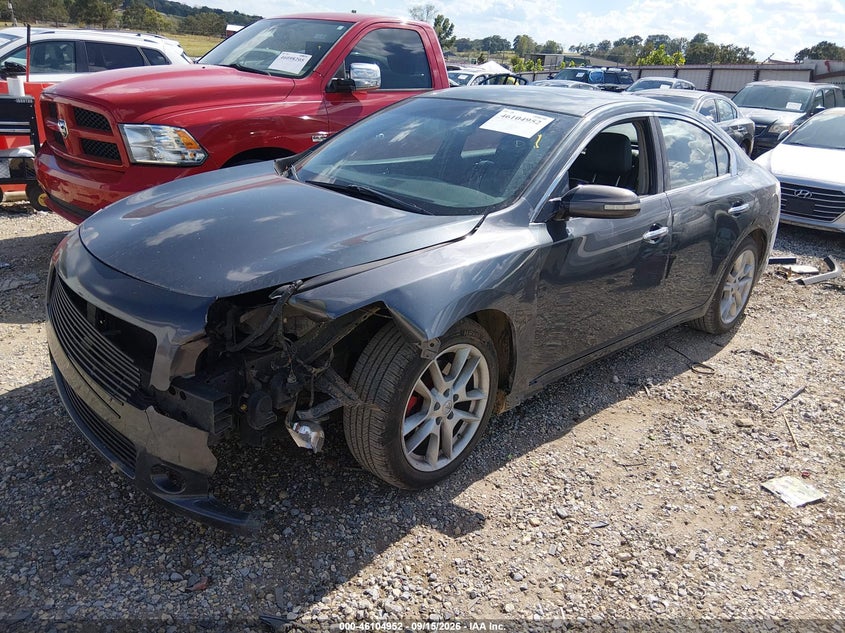 2011 Nissan Maxima, Front End, IAAI, VIN 1N4AA5AP8BC812308 — photo 2
