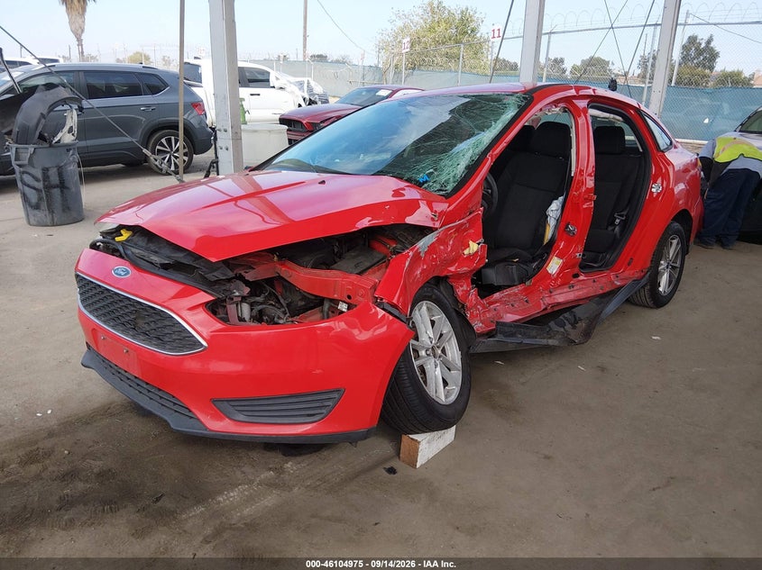 Vin: 1fadp3f23hl304396, lot: 46604633, ford focus se 20172
