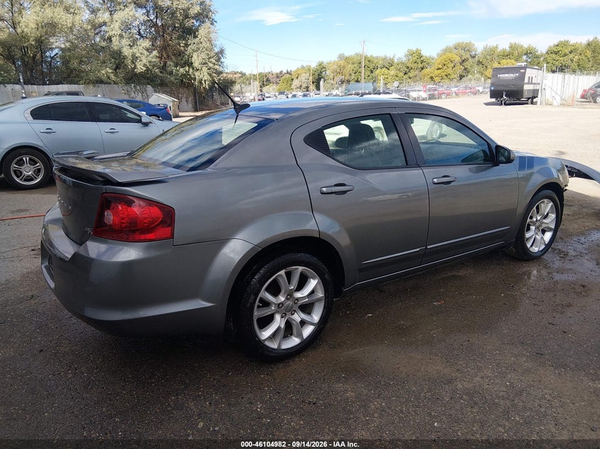 Vin: 1c3cdzbg7dn562846, lot: 46604640, dodge avenger r/t 20134
