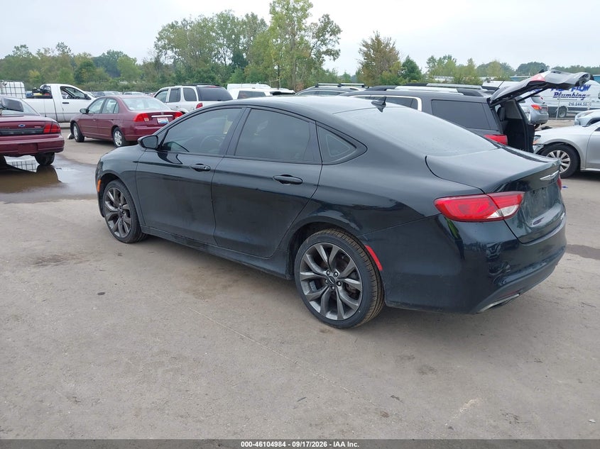 Vin: 1c3cccbb6fn635339, lot: 46604642, chrysler 200 s 20153