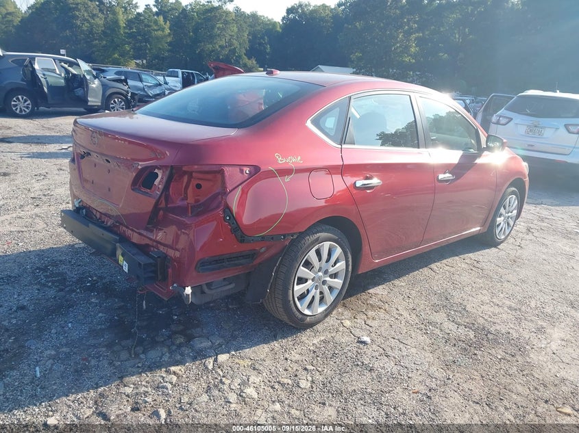 Vin: 3n1ab7apxhl674385, lot: 46604663, nissan sentra sv 20174