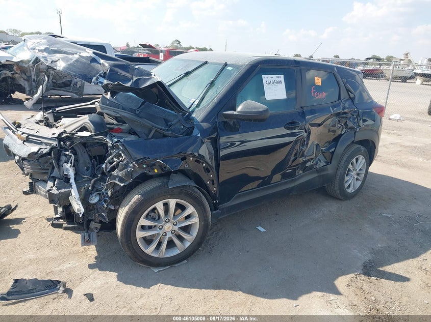 Vin: kl79mms27mb033375, lot: 46604666, chevrolet trailblazer fwd ls 20212