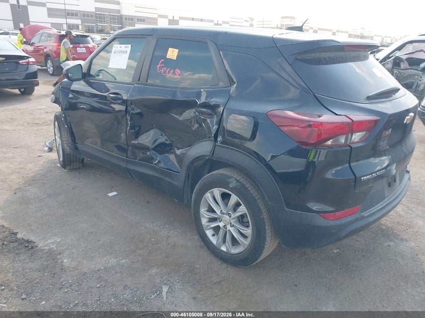 Vin: kl79mms27mb033375, lot: 46604666, chevrolet trailblazer fwd ls 20213