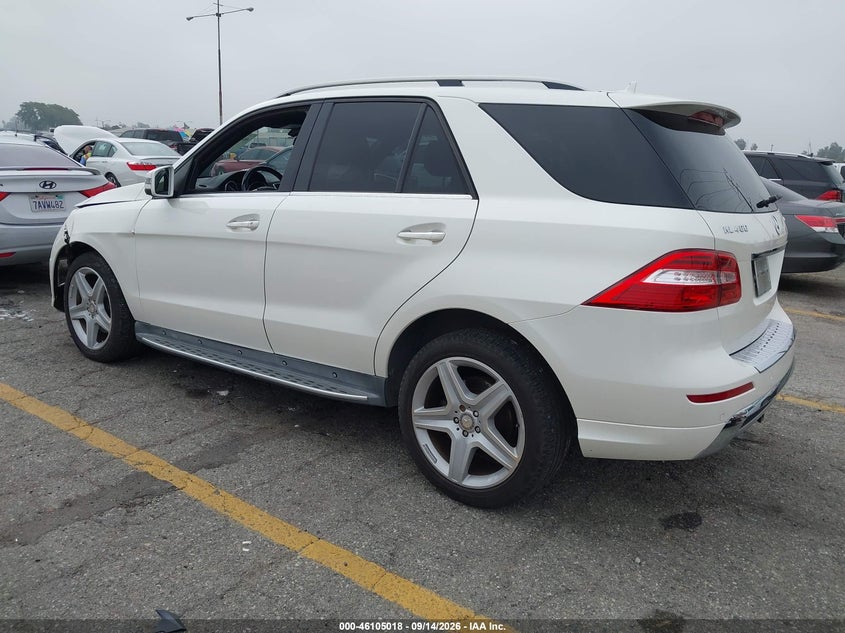 Vin: 4jgda5gb0fa566712, lot: 46604676, mercedes-benz ml 400 4matic 20153