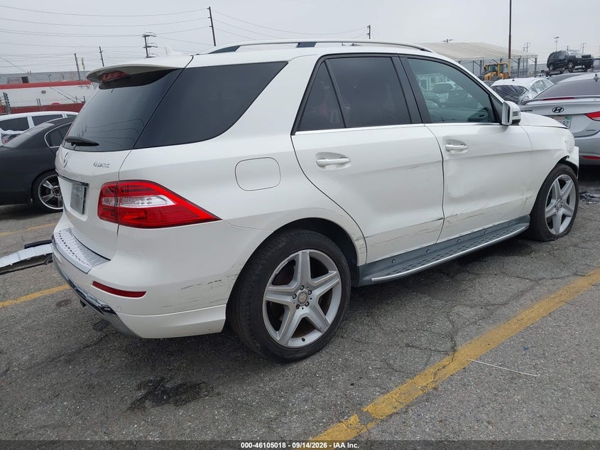 Vin: 4jgda5gb0fa566712, lot: 46604676, mercedes-benz ml 400 4matic 20154