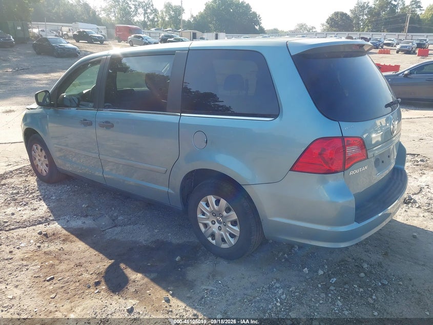 Vin: 2v4rw4d10ar209171, lot: 46604677, volkswagen routan s 20103