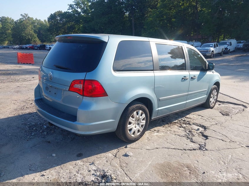 Vin: 2v4rw4d10ar209171, lot: 46604677, volkswagen routan s 20104