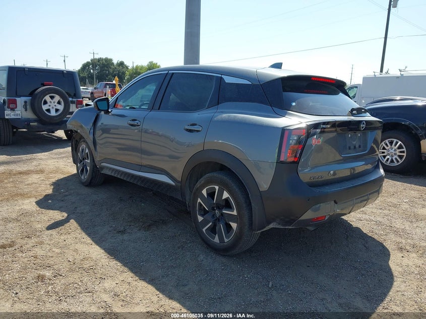 Vin: 3n8ap6cb8sl407073, lot: 46604693, nissan kicks sv intelligent awd 20253