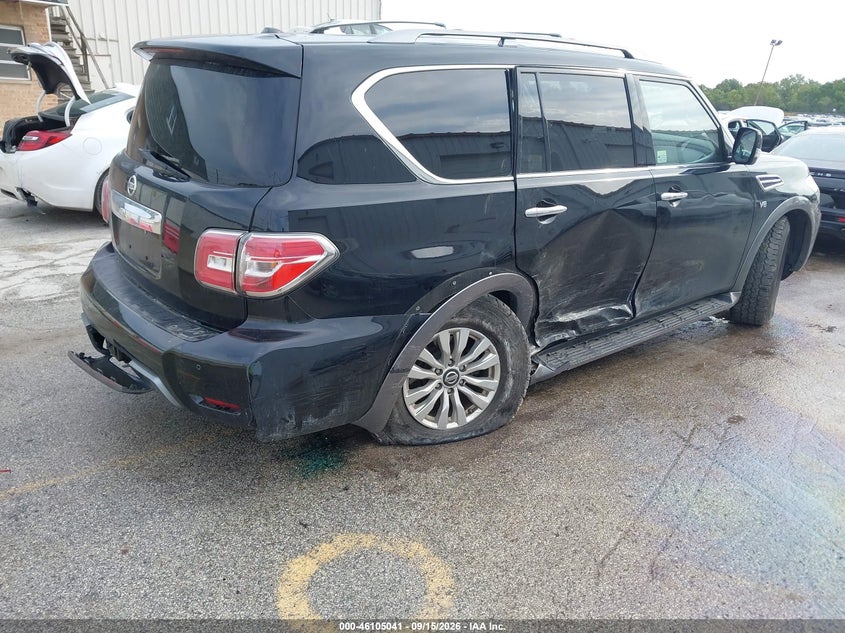 Vin: jn8ay2nc1l9617911, lot: 46604699, nissan armada sv 4wd 20204