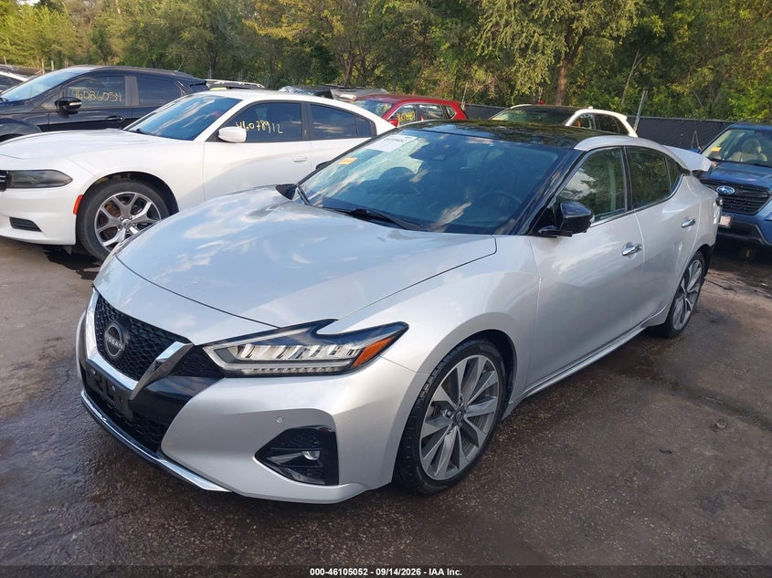 Vin: 1n4aa6fv2pc501770, lot: 46604710, nissan maxima platinum xtronic cvt 20232