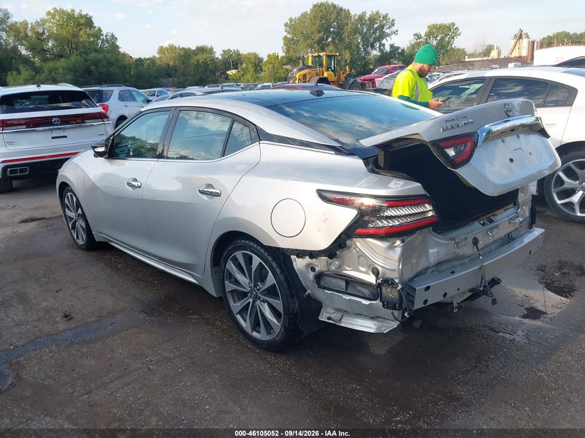 Vin: 1n4aa6fv2pc501770, lot: 46604710, nissan maxima platinum xtronic cvt 20233