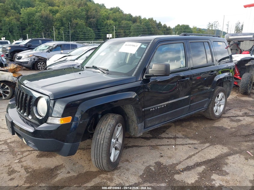 Vin: 1c4njrfb2ed588502, lot: 46604721, jeep patriot latitude 20142