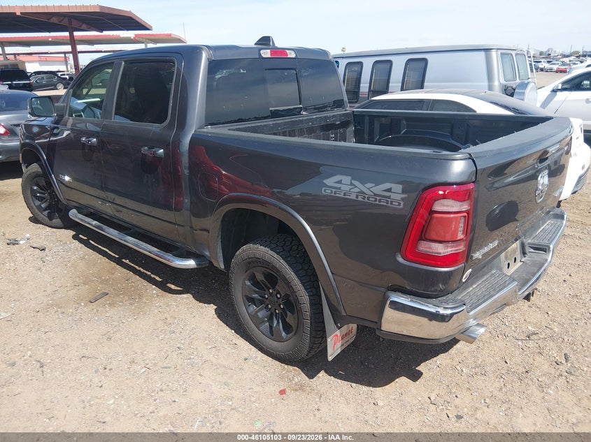 Vin: 1c6srfjt5mn815031, lot: 46604761, ram 1500 laramie  4x4 5'7 box 20213