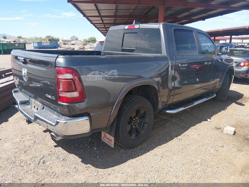 Vin: 1c6srfjt5mn815031, lot: 46604761, ram 1500 laramie  4x4 5'7 box 20214
