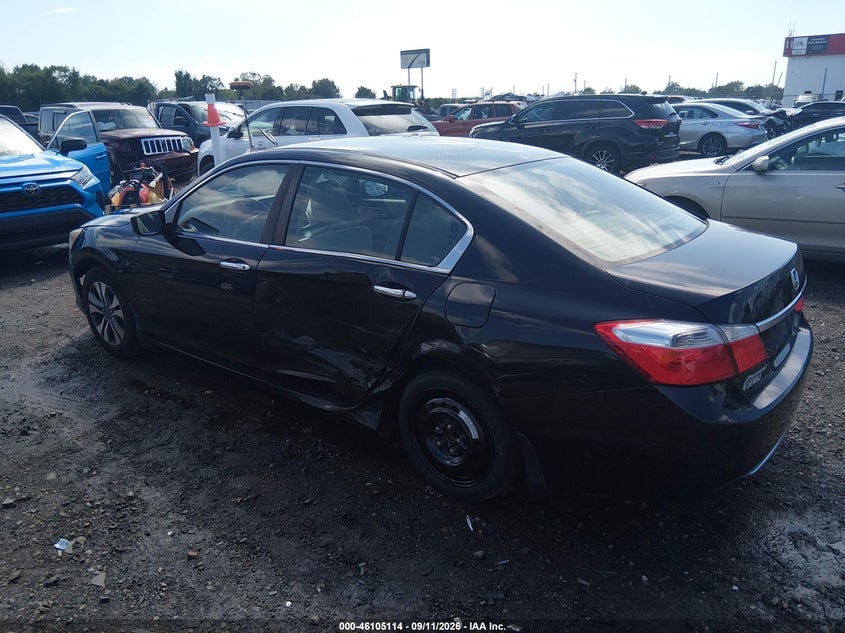 Vin: 1hgcr2f32ea279535, lot: 46604772, honda accord lx 20143