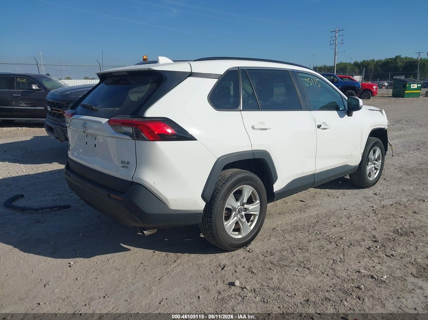 Vin: 2t3p1rfv0lc073986, lot: 46604773, toyota rav4 xle 20204