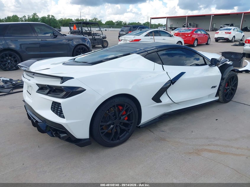 Vin: 1g1ya2d41p5111493, lot: 46604798, chevrolet corvette stingray rwd  1lt 20234