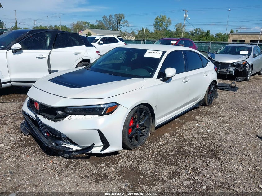 Vin: jhmfl5g47sx001971, lot: 46604809, honda civic type r 20252