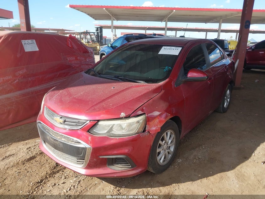 Vin: 1g1jd5sg2h4114563, lot: 46604813, chevrolet sonic lt auto 20172