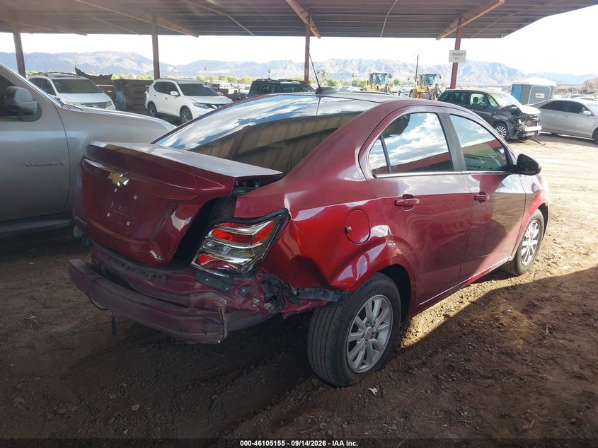 Vin: 1g1jd5sg2h4114563, lot: 46604813, chevrolet sonic lt auto 20174