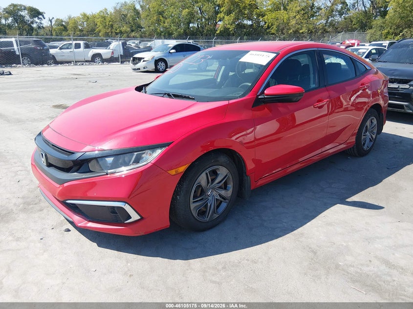 Vin: 2hgfc2f62mh542213, lot: 46604833, honda civic lx 20212