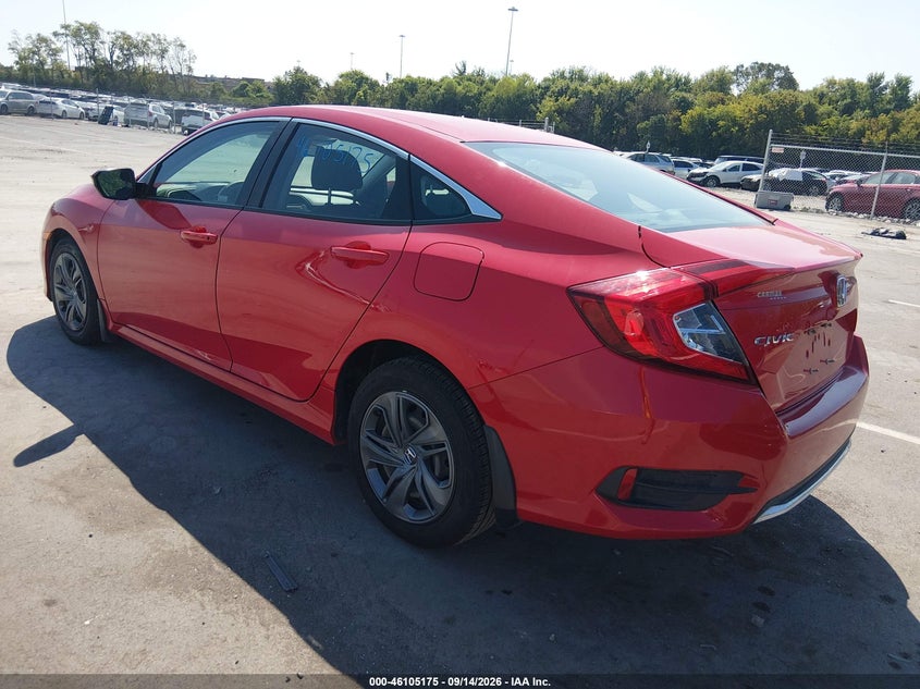 Vin: 2hgfc2f62mh542213, lot: 46604833, honda civic lx 20213