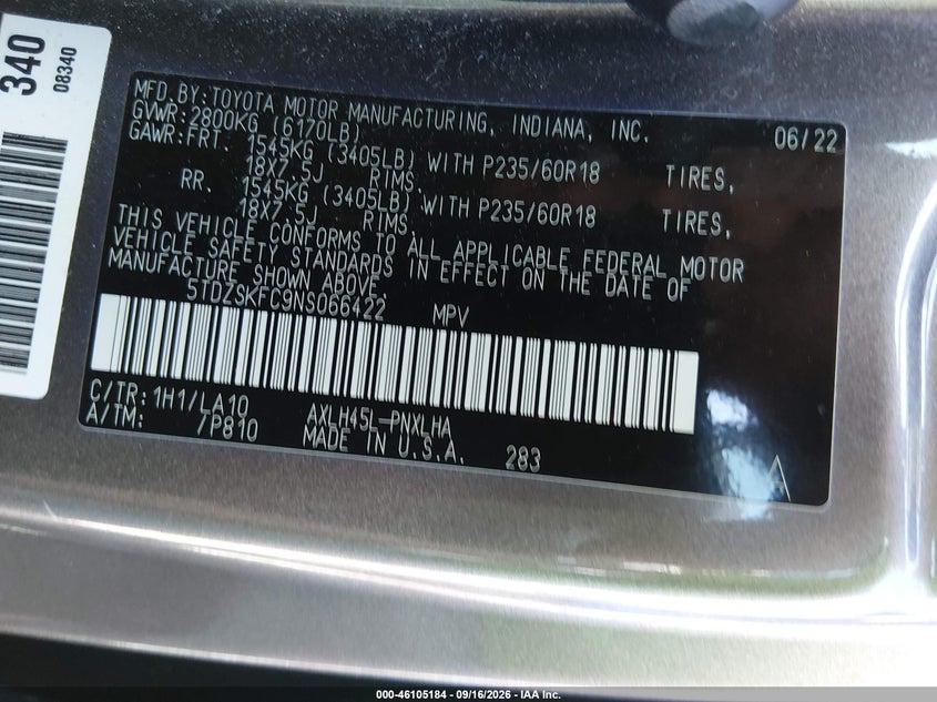 TOYOTA SIENNA - zdjęcie 9