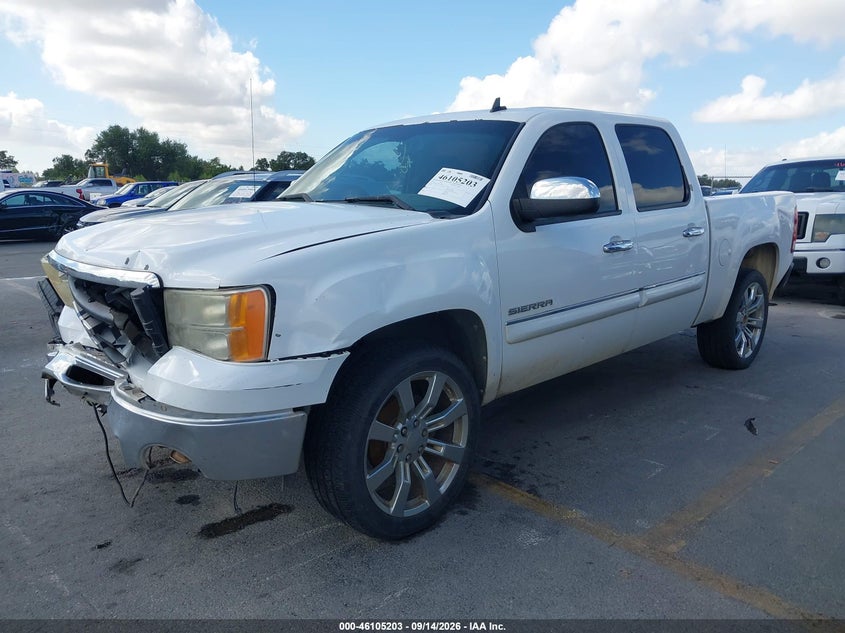 Vin: 3gtp1ve05bg120988, lot: 46604861, gmc sierra 1500 sle 20112