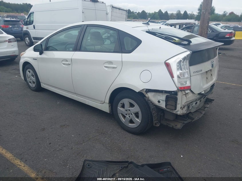 Vin: jtdkn3du7a5189534, lot: 46604869, toyota prius ii 20103