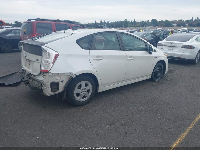 Vin: jtdkn3du7a5189534, lot: 46604869, toyota prius ii 20104