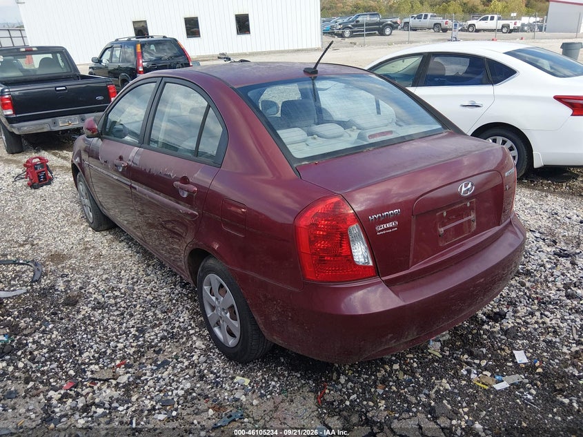 Vin: kmhcn4acxbu597812, lot: 46604892, hyundai accent gls 20113