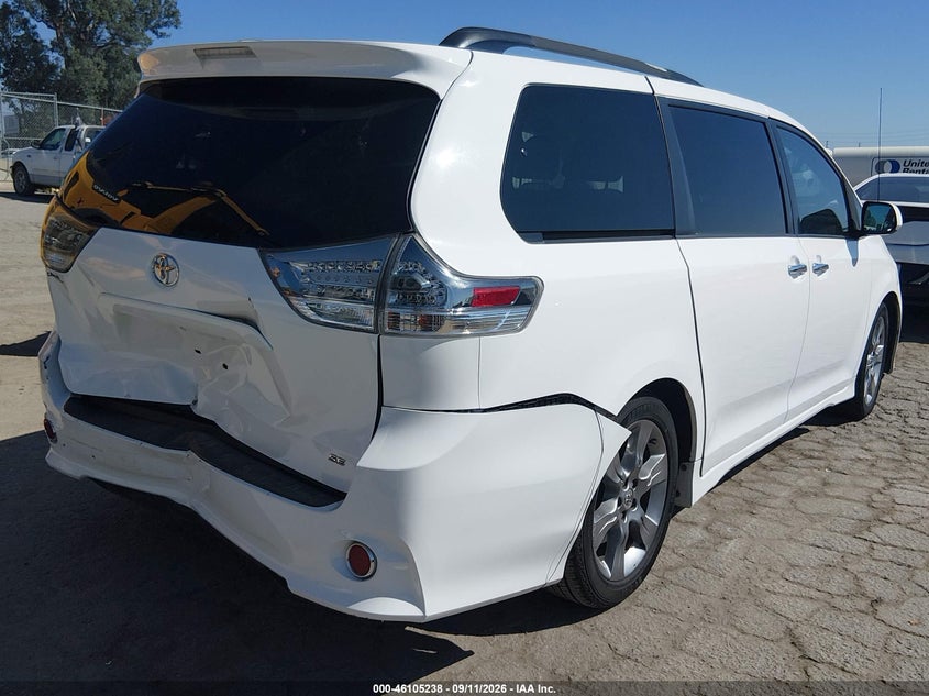 Vin: 5tdxk3dc5es436071, lot: 46604896, toyota sienna se 8 passenger 20144