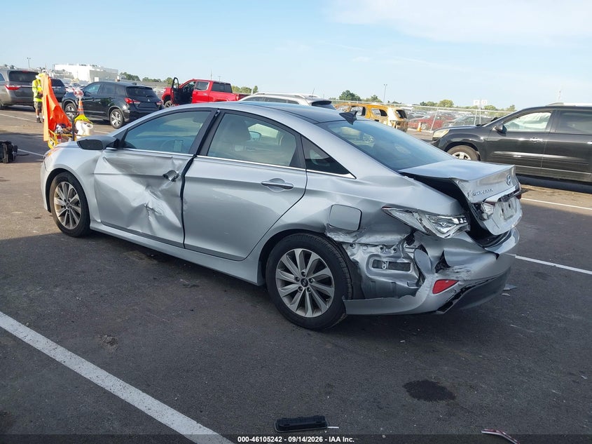 Vin: 5npec4ac9eh909538, lot: 46604900, hyundai sonata limited 20143