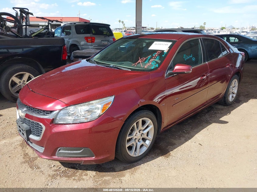 Vin: 1g11c5sl7ff342916, lot: 46604906, chevrolet malibu 1lt 20152