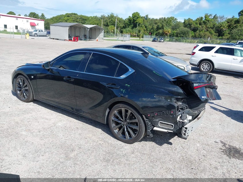 Vin: jthgz1b26m5040244, lot: 46604908, lexus is 350 f sport 20213
