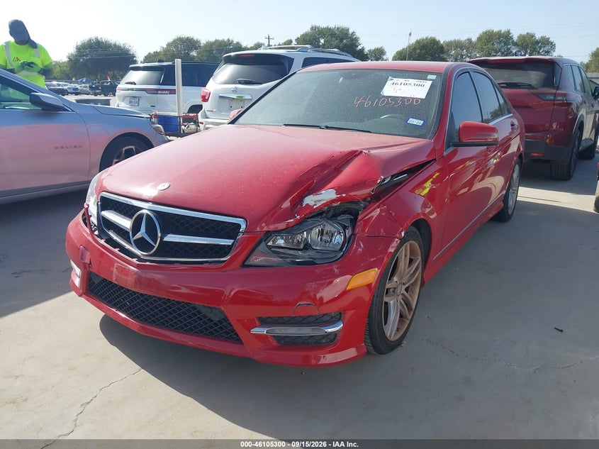 Vin: wddgf4hb6da785611, lot: 46604958, mercedes-benz c 250 sport 20132