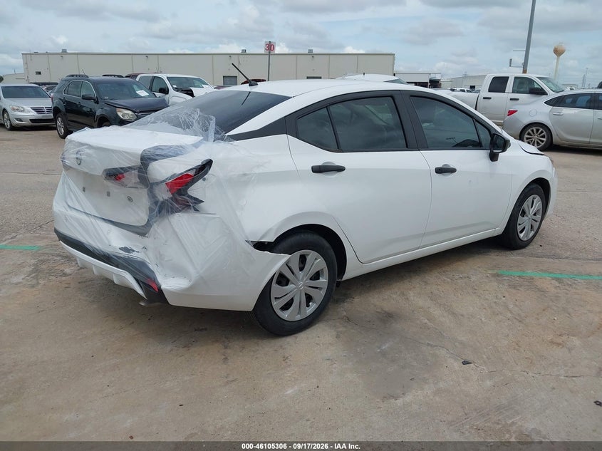 Vin: 3n1cn8dv6pl808842, lot: 46604964, nissan versa 1.6 s xtronic cvt 20234