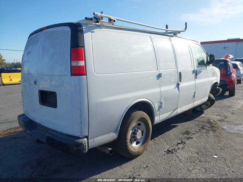 Vin: 1gcwgfca7c1197292, lot: 46604965, chevrolet express 2500 work van 20124