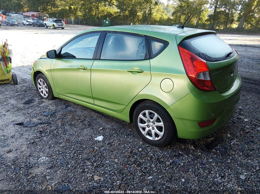 Vin: kmhct5ae1du114515, lot: 46604980, hyundai accent gs 20133