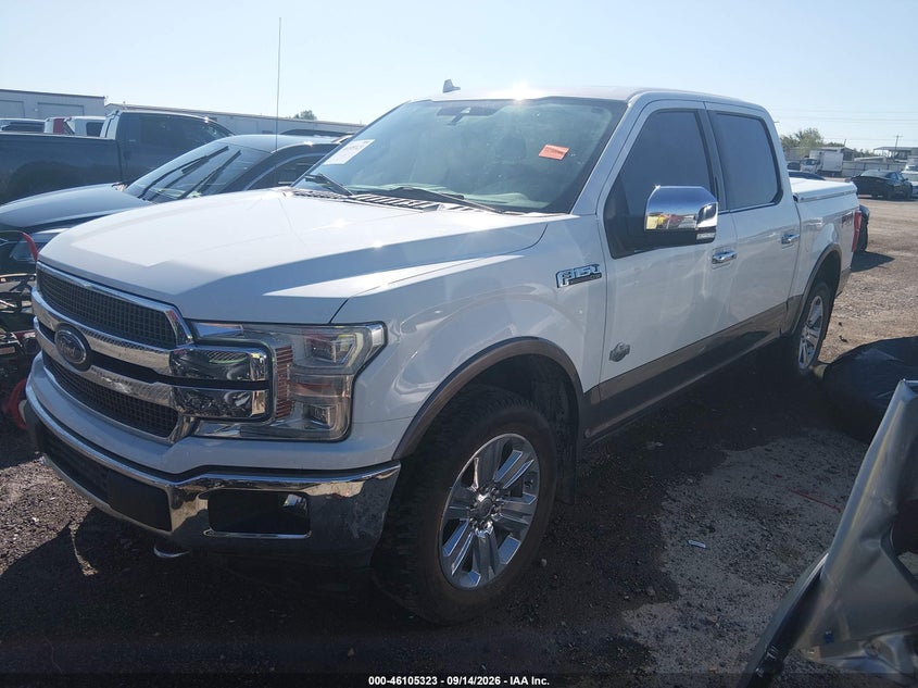 Vin: 1ftew1e50jfd33747, lot: 46604981, ford f-150 king ranch 20182