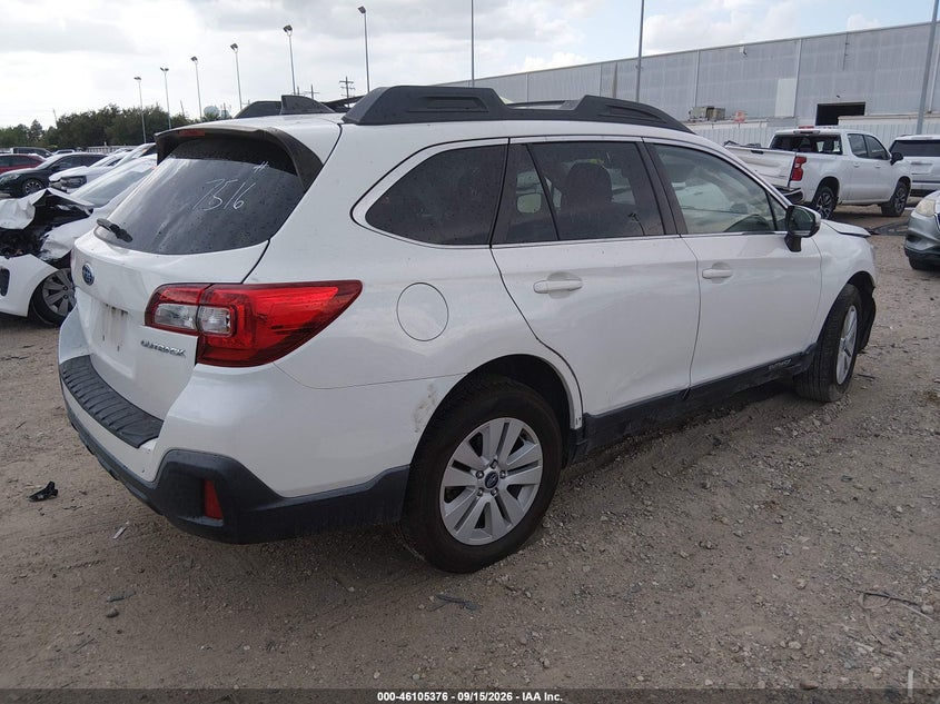 Vin: 4s4bsafc5k3367516, lot: 46605034, subaru outback 2.5i premium 20194